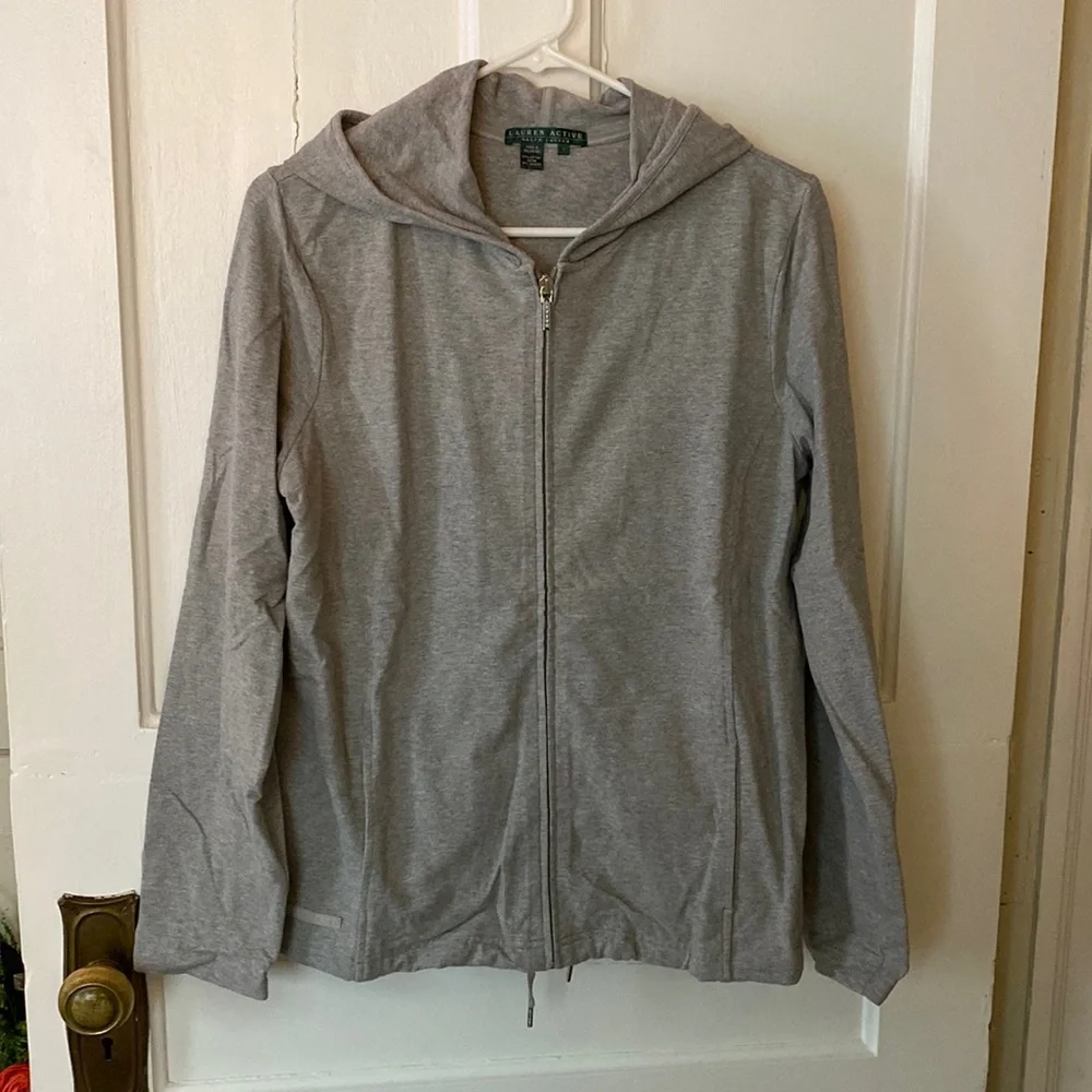 Lauren Ralph Lauren Active Zip Up Sweatshirt - Picture 1 of 5